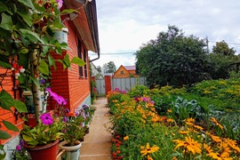 Дом п.Рождествено. Снегири